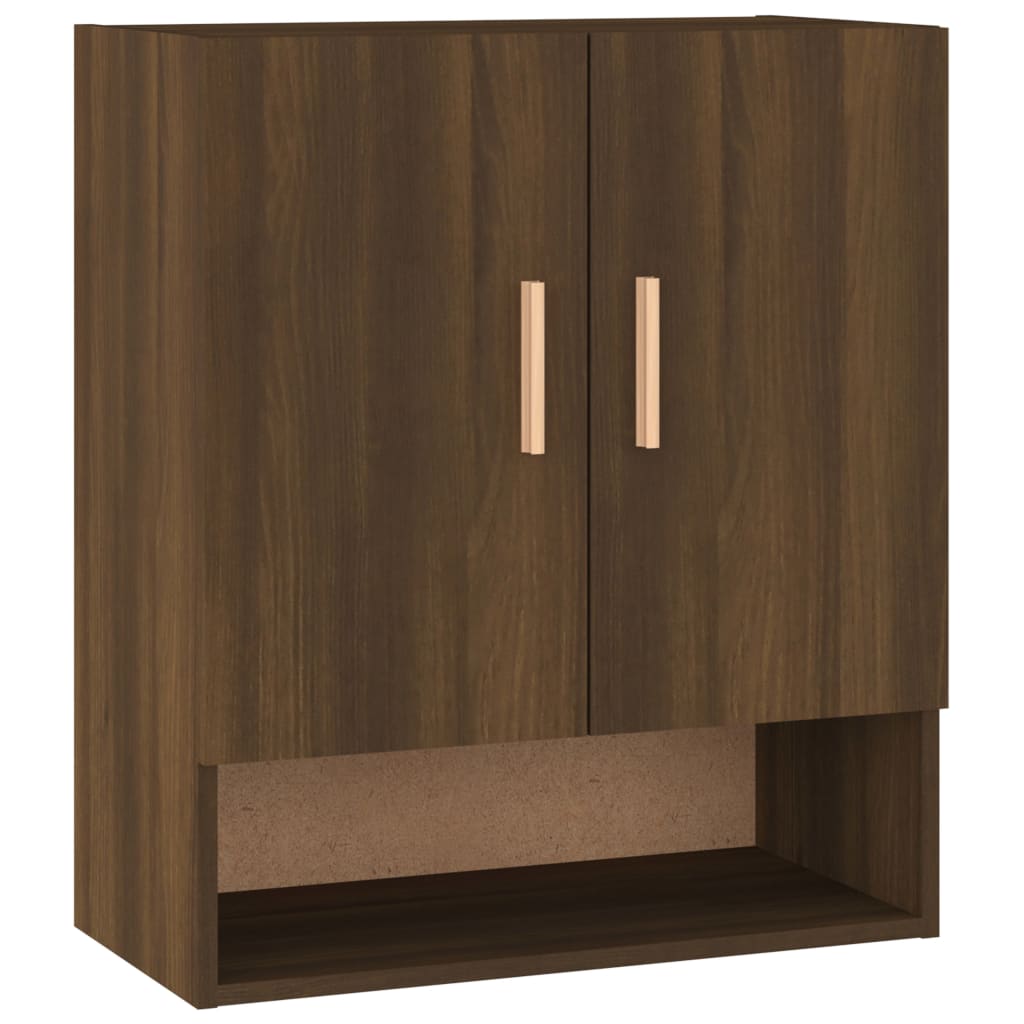 Wandschrank Braun Eichen-Optik 60x31x70 cm Holzwerkstoff