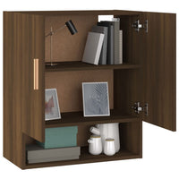Thumbnail for Wandschrank Braun Eichen-Optik 60x31x70 cm Holzwerkstoff