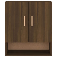 Thumbnail for Wandschrank Braun Eichen-Optik 60x31x70 cm Holzwerkstoff