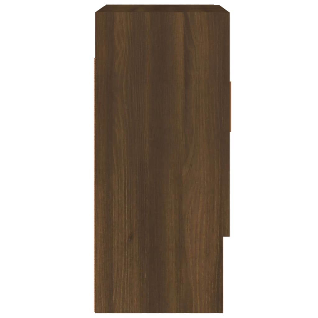 Wandschrank Braun Eichen-Optik 60x31x70 cm Holzwerkstoff