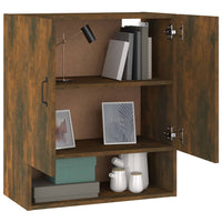 Thumbnail for Wandschrank Räuchereiche 60x31x70 cm Holzwerkstoff