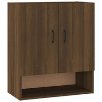 Thumbnail for Wandschrank Braun Eichen-Optik 60x31x70 cm Holzwerkstoff