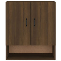 Thumbnail for Wandschrank Braun Eichen-Optik 60x31x70 cm Holzwerkstoff