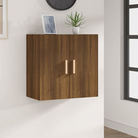 Thumbnail for Wandschrank Braun Eichen-Optik 60x30x60 cm Holzwerkstoff