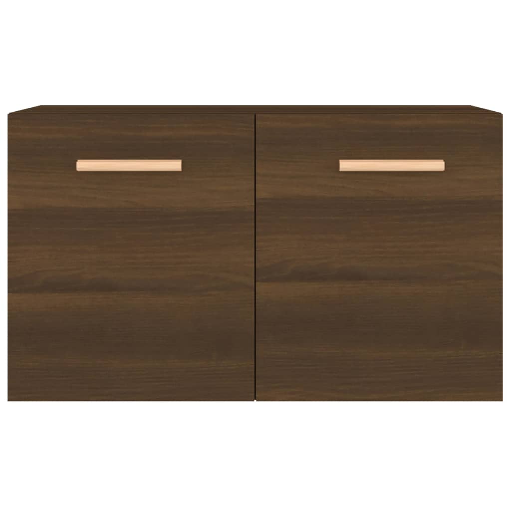 Wandschrank Braun Eichen-Optik 60x36,5x35 cm Holzwerkstoff