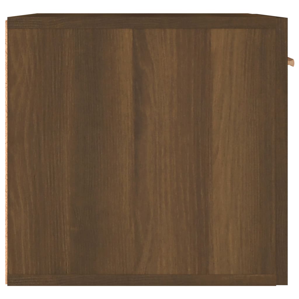 Wandschrank Braun Eichen-Optik 60x36,5x35 cm Holzwerkstoff