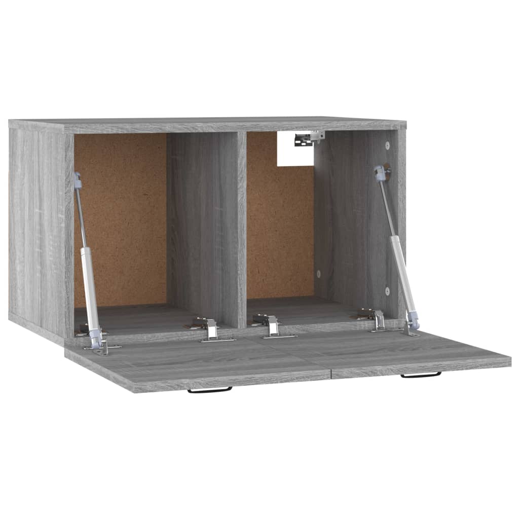 Wandschrank Grau Sonoma 60x36,5x35 cm Holzwerkstoff