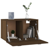 Thumbnail for Wandschrank Braun Eichen-Optik 60x36,5x35 cm Holzwerkstoff