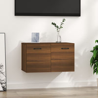 Thumbnail for Wandschrank Braun Eichen-Optik 60x36,5x35 cm Holzwerkstoff