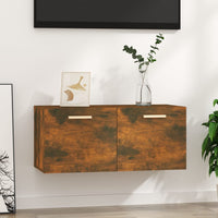 Thumbnail for Wandschrank Räuchereiche 80x35x36,5 cm Holzwerkstoff