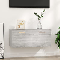 Thumbnail for Wandschrank Grau Sonoma 80x35x36,5 cm Holzwerkstoff