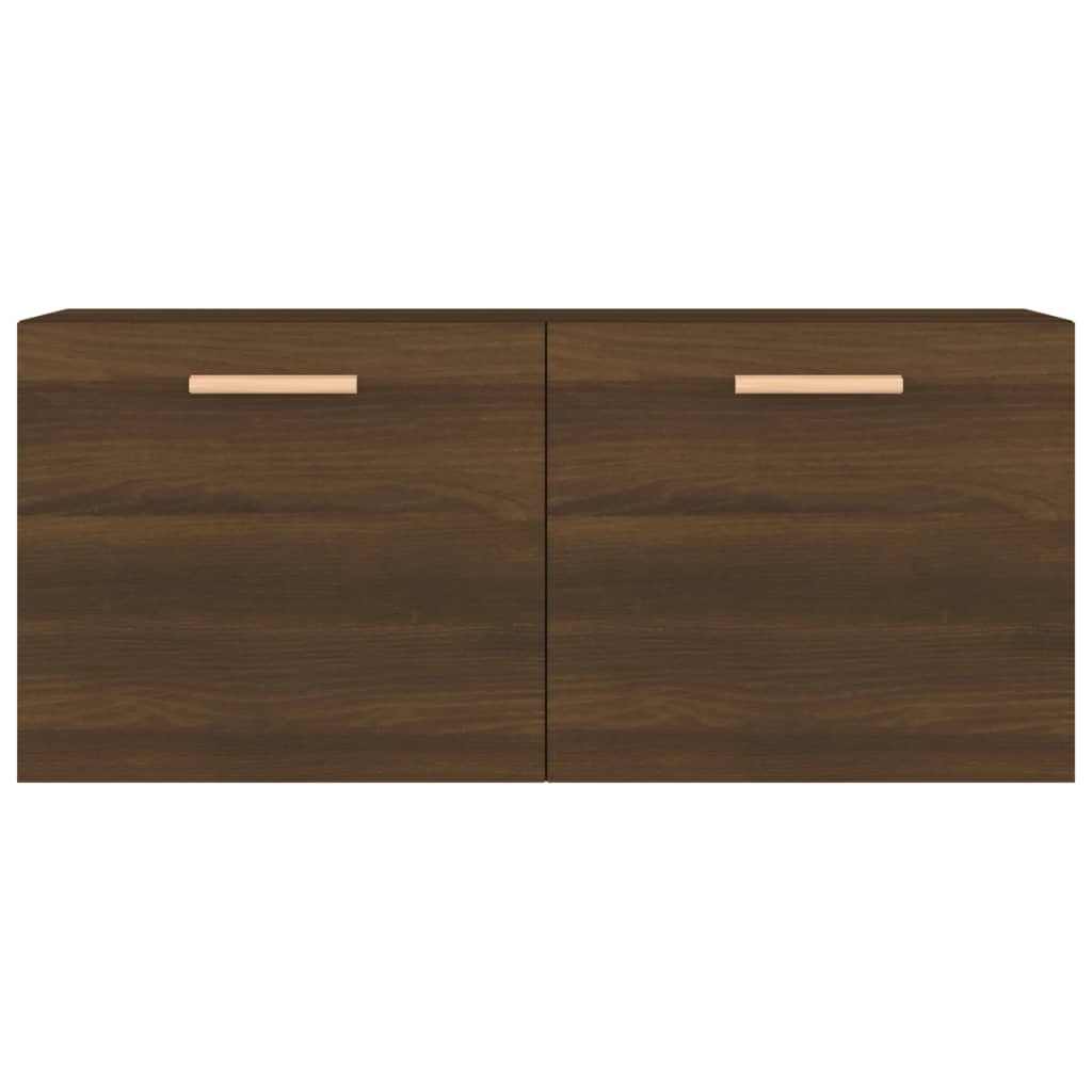 Wandschrank Braun Eiche 80x35x36,5 cm Holzwerkstoff