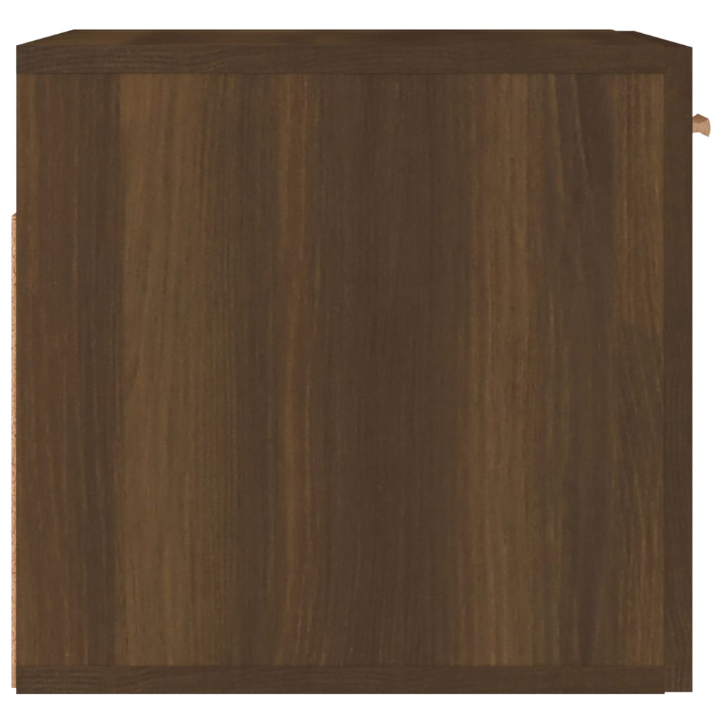 Wandschrank Braun Eiche 80x35x36,5 cm Holzwerkstoff