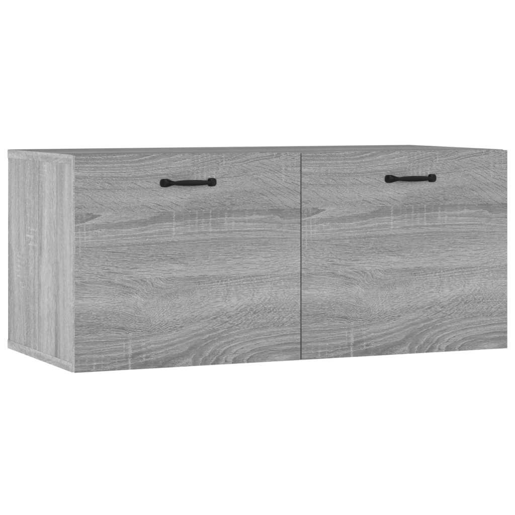 Wandschrank Grau Sonoma 80x35x36,5 cm Holzwerkstoff