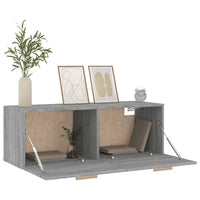 Thumbnail for Wandschrank Grau Sonoma 100x36,5x35 cm Holzwerkstoff