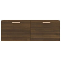 Thumbnail for Wandschrank Braun Eichen-Optik 100x36,5x35 cm Holzwerkstoff