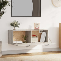 Thumbnail for Wandschrank Grau Sonoma 100x36,5x35 cm Holzwerkstoff