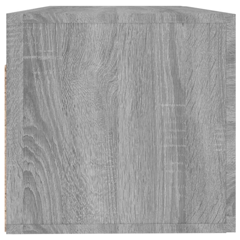 Wandschrank Grau Sonoma 100x36,5x35 cm Holzwerkstoff