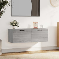 Thumbnail for Wandschrank Grau Sonoma 100x36,5x35 cm Holzwerkstoff