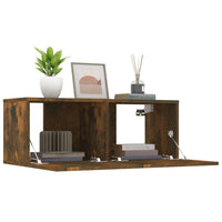Thumbnail for TV-Schränke 2 Stk. Räuchereiche 80x30x30 cm Holzwerkstoff