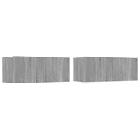 Thumbnail for TV-Schränke 2 Stk. Grau Sonoma 80x30x30 cm Holzwerkstoff