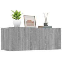 Thumbnail for TV-Schränke 2 Stk. Grau Sonoma 80x30x30 cm Holzwerkstoff