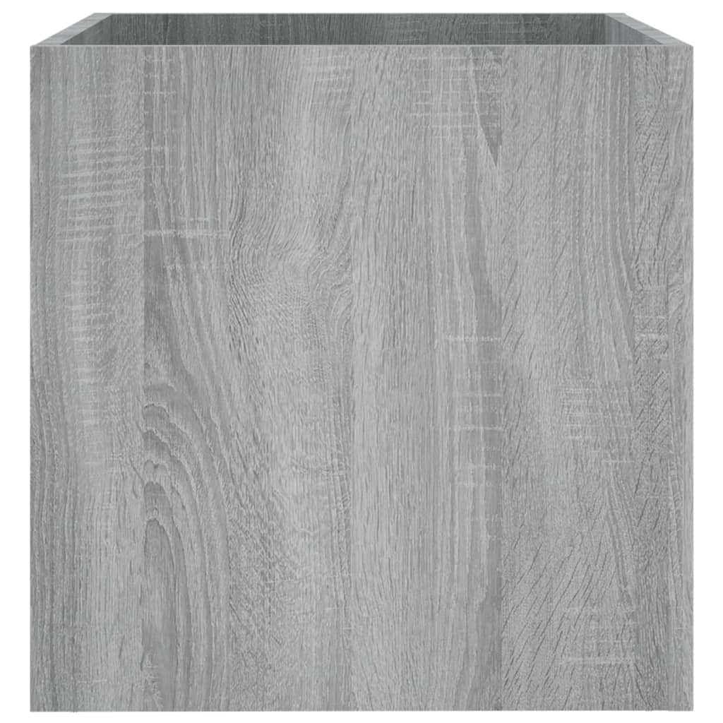 Pflanzgefäß Grau Sonoma 40x40x40 cm Holzwerkstoff