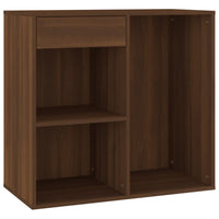 Thumbnail for Kosmetikschrank Braun Eichen-Optik 80x40x75 cm Holzwerkstoff
