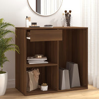 Thumbnail for Kosmetikschrank Braun Eichen-Optik 80x40x75 cm Holzwerkstoff