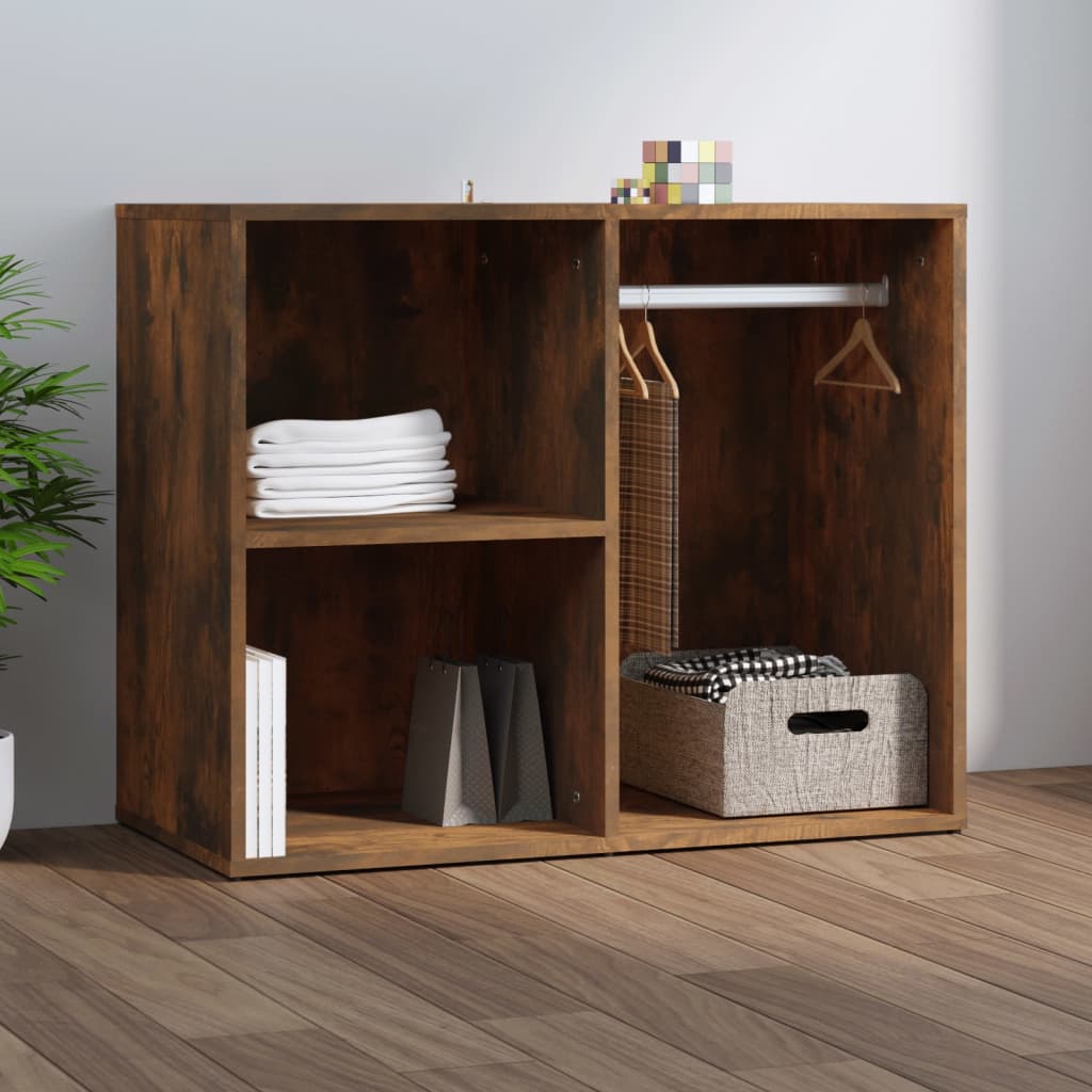 Kleiderschrank Räuchereiche 80x40x65 cm Holzwerkstoff