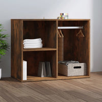Thumbnail for Kleiderschrank Räuchereiche 80x40x65 cm Holzwerkstoff