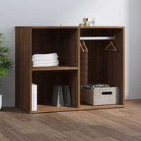 Thumbnail for Kleiderschrank Braun Eichen-Optik 80x40x65 cm Holzwerkstoff