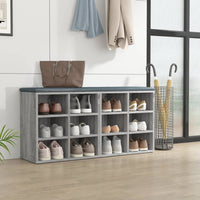 Thumbnail for Schuhregale 2 Stk. Grau Sonoma 52,5x30x50 cm