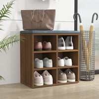 Thumbnail for Schuhregal Braun Eichen-Optik 52,5x30x50 cm