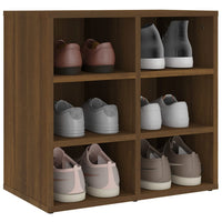 Thumbnail for Schuhregale 2 Stk. Braun Eichen-Optik 52,5x30x50 cm