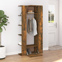 Thumbnail for Flurschrank Räuchereiche 97,5x37x99 cm Holzwerkstoff