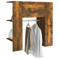 Thumbnail for Flurschrank Räuchereiche 97,5x37x99 cm Holzwerkstoff