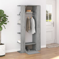 Thumbnail for Flurschrank Grau Sonoma 97,5x37x99 cm Holzwerkstoff
