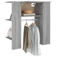 Thumbnail for Flurschrank Grau Sonoma 97,5x37x99 cm Holzwerkstoff