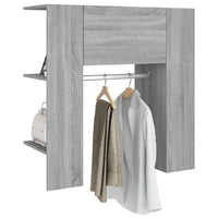 Thumbnail for Flurschrank Grau Sonoma 97,5x37x99 cm Holzwerkstoff