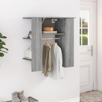 Thumbnail for Flurschrank Grau Sonoma 97,5x37x99 cm Holzwerkstoff