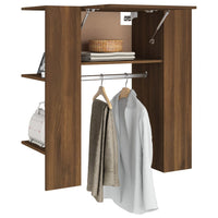 Thumbnail for Flurschrank Braun Eichen-Optik 97,5x37x99 cm Holzwerkstoff