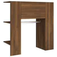 Thumbnail for Flurschrank Braun Eichen-Optik 97,5x37x99 cm Holzwerkstoff