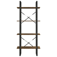 Thumbnail for Bücherregal 4 Fächer Braun Eiche 60x30x140 cm Holzwerkstoff