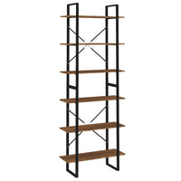 Thumbnail for Hochschrank Braun Eichen-Optik 80x30x210 cm Holzwerkstoff