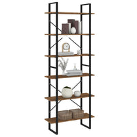 Thumbnail for Hochschrank Braun Eichen-Optik 80x30x210 cm Holzwerkstoff