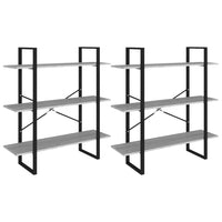 Thumbnail for Hochschrank Grau Sonoma 100x30x210 cm Holzwerkstoff