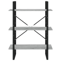 Thumbnail for Bücherregal 5 Fächer Grau Sonoma 80x30x175 cm Holzwerkstoff