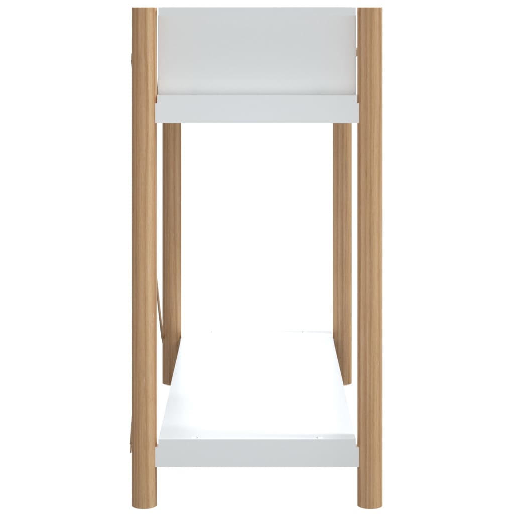 Konsolentisch Weiß 82x38x75 cm Holzwerkstoff