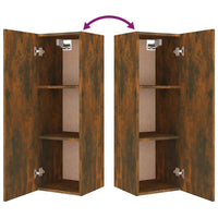 Thumbnail for 4-tlg. TV-Schrank-Set Räuchereiche Holzwerkstoff